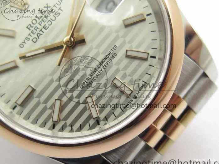 0123 TravelReady DateJust 36 SS RG 126201 BP Maker 1:1 Best Edition Silver Dial on Jubilee Bracelet 2506